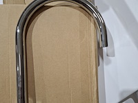 Wastafelkraan vt wonen, brandkraan, rood/chroom - afbeelding 4 van  4