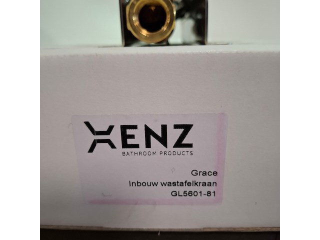 Wastafelkraan xenz, grace, goud geborsteld - afbeelding 7 van  7
