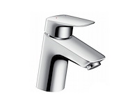 Wastafelkraan, zonder waste, hans grohe, logis, chroom - afbeelding 1 van  3