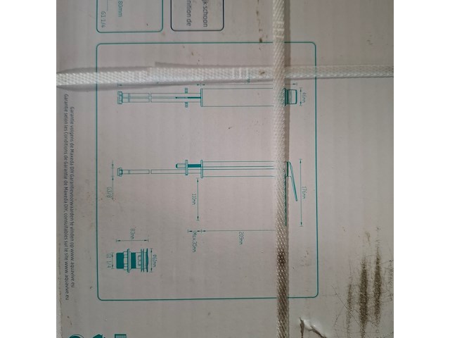 Wastafelmengkraan, aqua vive, senio - afbeelding 5 van  5