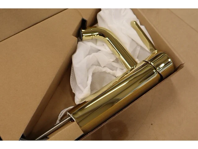 Wastafelmengkraan damixa, silhouet 749307700, messing pvd / gepolijst messing - afbeelding 4 van  5