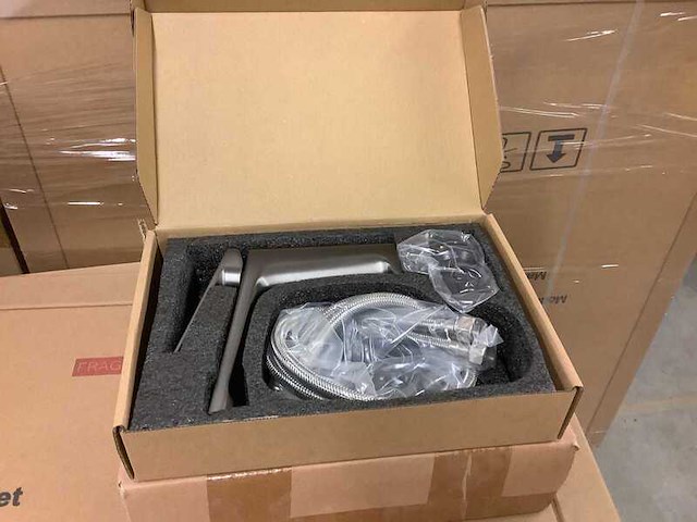 Wastafelmengkraan grijs, karo, hkf095, grijs - afbeelding 2 van  2