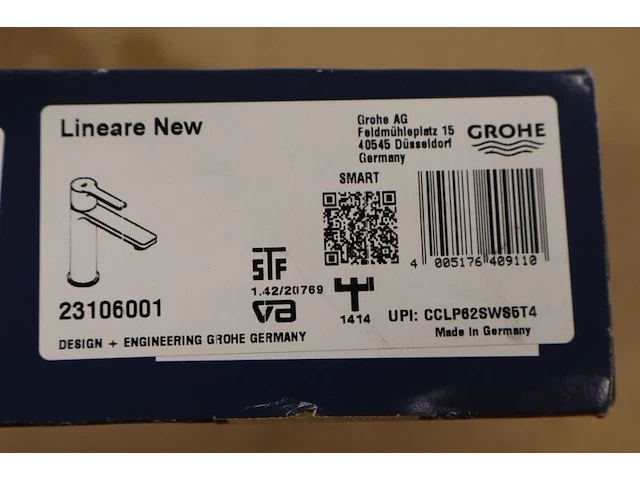 Wastafelmengkraan grohe, lineare new 23106001, chroom - afbeelding 2 van  8