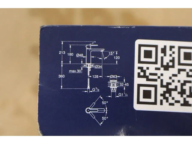 Wastafelmengkraan grohe, lineare new 23106001, chroom - afbeelding 3 van  8