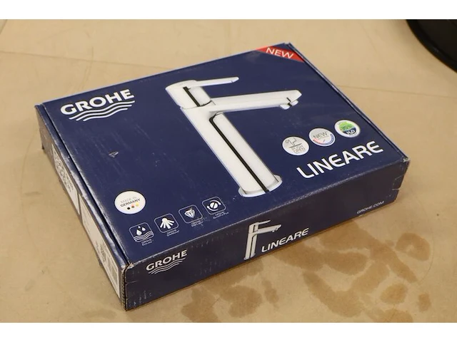 Wastafelmengkraan grohe, lineare new 23106001, chroom - afbeelding 4 van  8