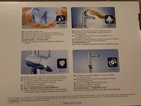 Wastafelmengkraan grohe, lineare new 23106001, chroom - afbeelding 6 van  8