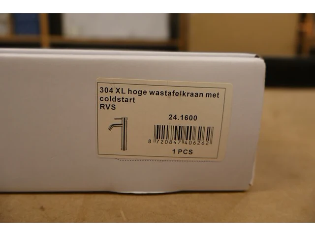 Wastafelmengkraan hoog wiesbaden, 304 24.1600 - afbeelding 2 van  5