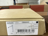 Wastafelmengkraan, hotbath, cb003hc, mat zwart - afbeelding 2 van  2