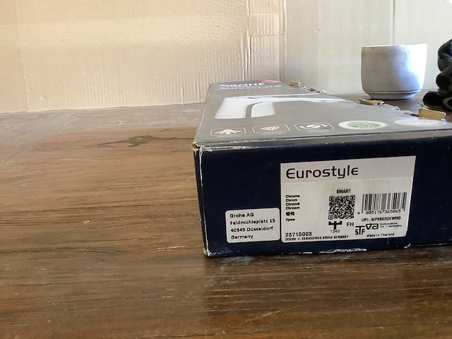 Wastafelmengkraan m-size, zonder waste, grohe, eurostyle, chroom - afbeelding 4 van  4