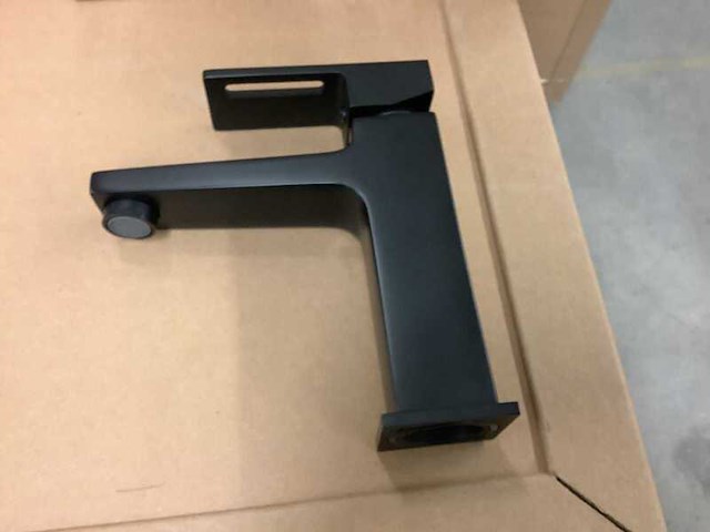 Wastafelmengkraan zwart karo, hkf092, zwart - afbeelding 1 van  2