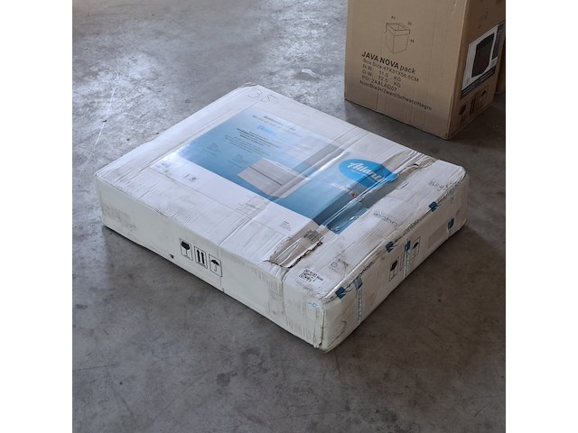 Wastafelmeubel 2 lades + spiegelkast + wasbak, allibert, donna, hout decor - afbeelding 3 van  3