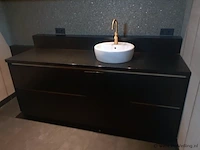 Wastafelmeubel incl. wasbak, kraan & wandplank