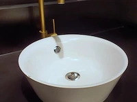 Wastafelmeubel met wasbak, kraan & inbouw stopcontacten - afbeelding 2 van  6