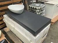 Wastafelmeubel met waskom 120cm - afbeelding 1 van  5