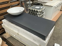 Wastafelmeubel met waskom 120cm - afbeelding 1 van  6