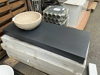 Wastafelmeubel met waskom 120cm - afbeelding 2 van  6