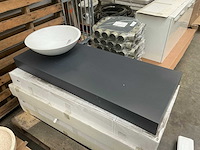 Wastafelmeubel met waskom 120cm - afbeelding 2 van  6