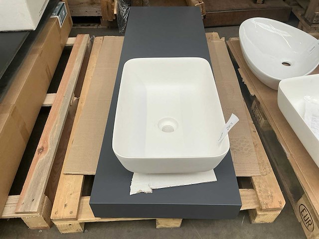 Wastafelmeubel met waskom 140cm - afbeelding 5 van  7