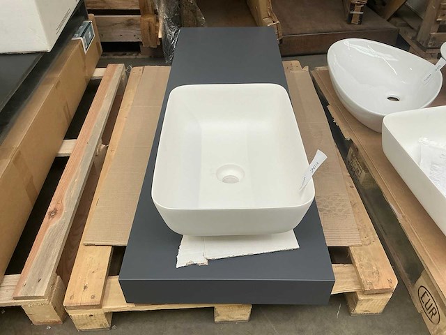 Wastafelmeubel met waskom 140cm - afbeelding 6 van  7