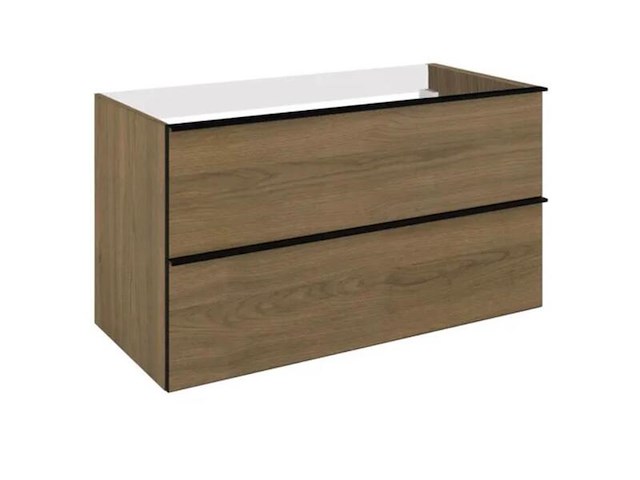 Wastafelonderbouw 100 cm, loft-game 251276, eiken cognac - afbeelding 1 van  6