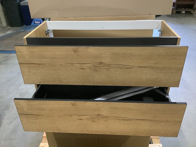 Wastafelonderbouw 100 cm, loft-game 251276, eiken cognac - afbeelding 5 van  6