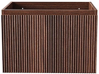 Wastafelonderkast badkamer, aloni, ela-060eik, wenge - afbeelding 1 van  2