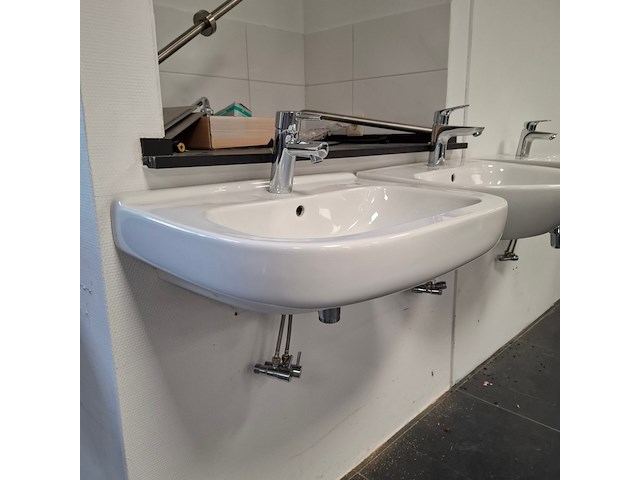 Wastafelset geberit, glans wit - afbeelding 1 van  8