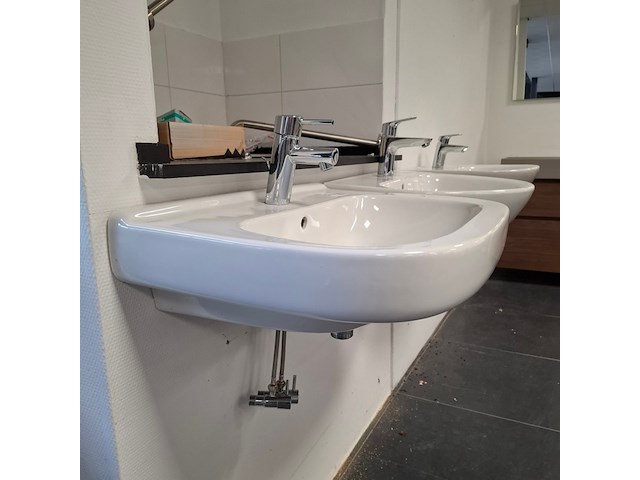 Wastafelset geberit, glans wit - afbeelding 4 van  8