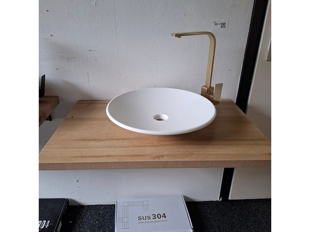 Wastafelset solar, eiken - afbeelding 8 van  12