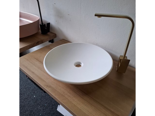 Wastafelset solar, eiken - afbeelding 10 van  12