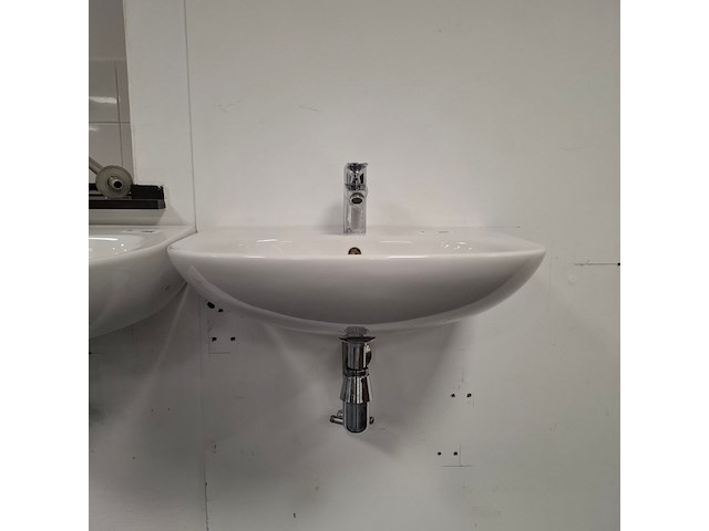 Wastafelset villeroy & boch, glans wit - afbeelding 1 van  7