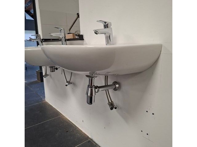 Wastafelset villeroy & boch, glans wit - afbeelding 3 van  7
