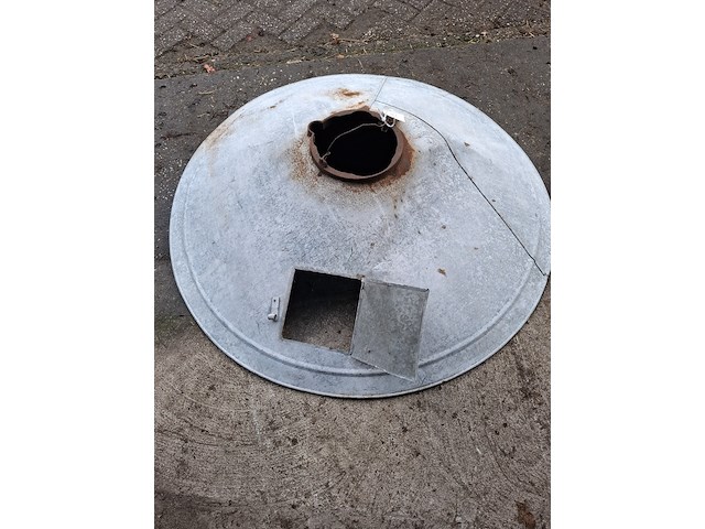 Wasteil met industriële lampenkap - afbeelding 2 van  5