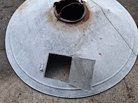 Wasteil met industriële lampenkap - afbeelding 2 van  5