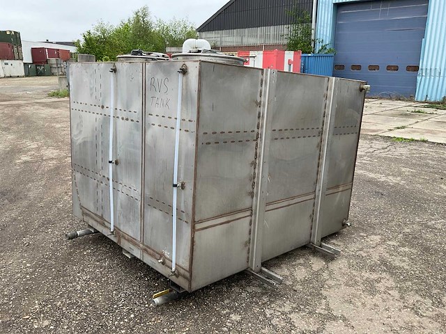 Water opslagcontainer rvs - afbeelding 1 van  6