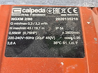 Waterbedpomp - 230v calpeda, ngxm 2, bouwjaar 2020 - afbeelding 9 van  12
