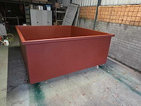 Waterdichte stalen bak 2.5x2.5m - afbeelding 1 van  5