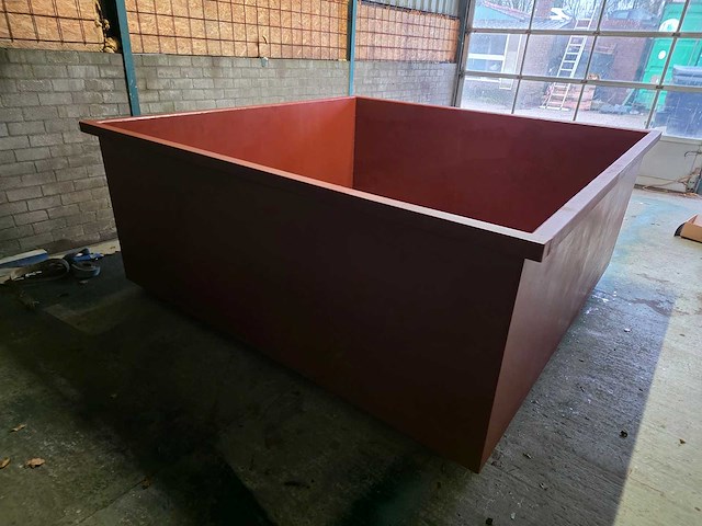 Waterdichte stalen bak 2.5x2.5m - afbeelding 2 van  5