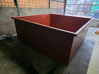 Waterdichte stalen bak 2.5x2.5m - afbeelding 2 van  5
