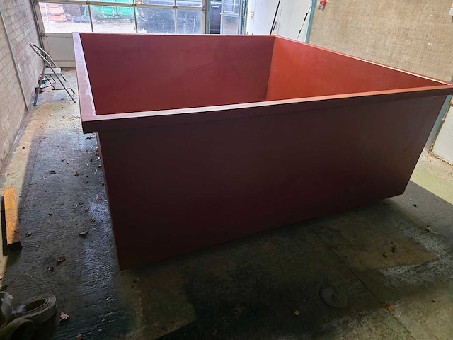 Waterdichte stalen bak 2.5x2.5m - afbeelding 5 van  5