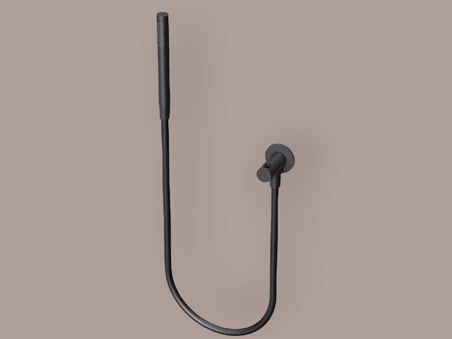 Waterevolution flow handdouche met geïntegreerde uitloop mat zwart - afbeelding 2 van  7