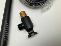 Waterevolution flow handdouche met geïntegreerde uitloop mat zwart - afbeelding 4 van  7