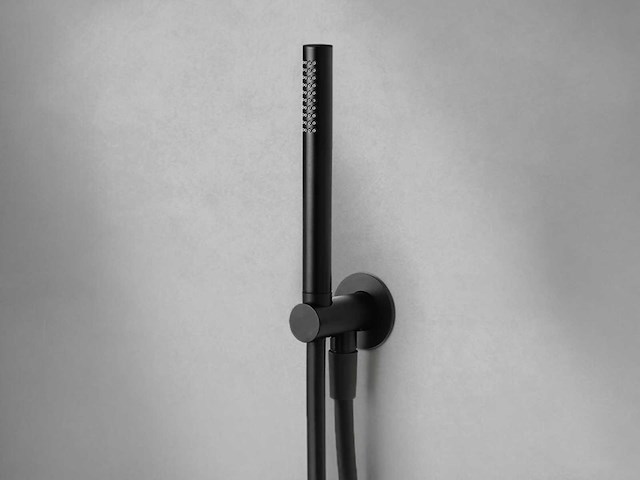 Waterevolution flow handdouche met geïntegreerde uitloop mat zwart - afbeelding 1 van  7