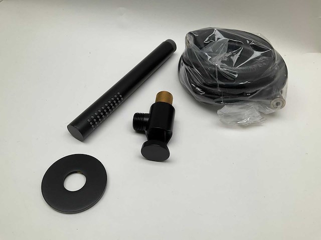 Waterevolution flow handdouche met geïntegreerde uitloop mat zwart - afbeelding 3 van  7