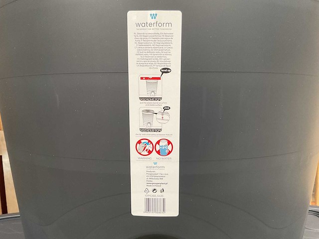 Waterform peruno - 260 liter antraciet - regenton (3x) - afbeelding 2 van  2