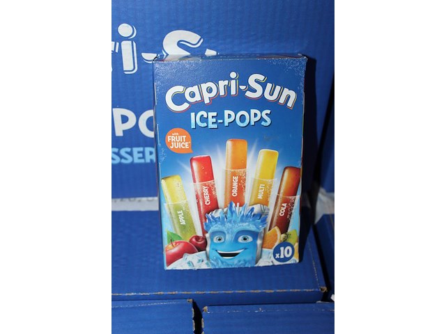 Waterijsjes capri sun ice-pops. 24 dozen met 24x10stuks. tht 12-2026. - afbeelding 2 van  2