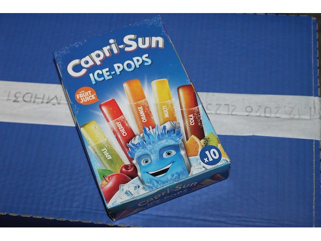 Waterijsjes capri sun ice-pops. doos met 24 x 10 ijsjes. tht 12-2026. - afbeelding 2 van  2