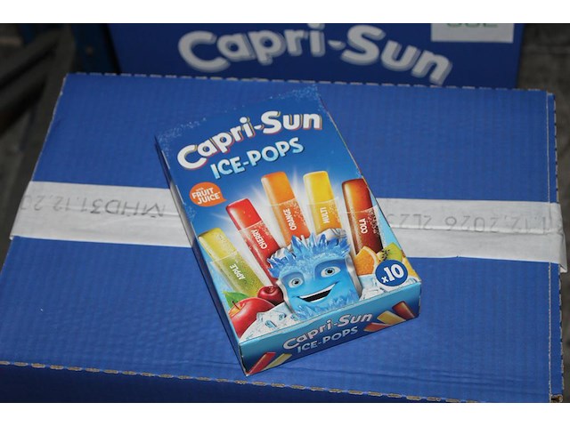Waterijsjes capri sun ice-pops. doos met 24 x 10 ijsjes. tht 12-2026. - afbeelding 2 van  2