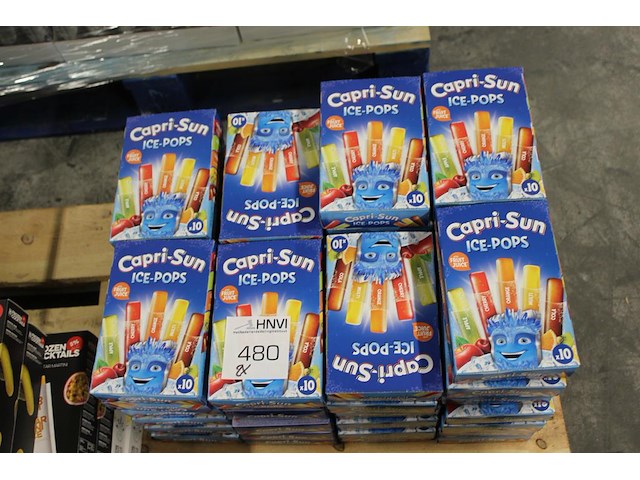 Waterijsjes capri-sun. ruim 50 verpakkingen a 10 stuk. - afbeelding 1 van  2