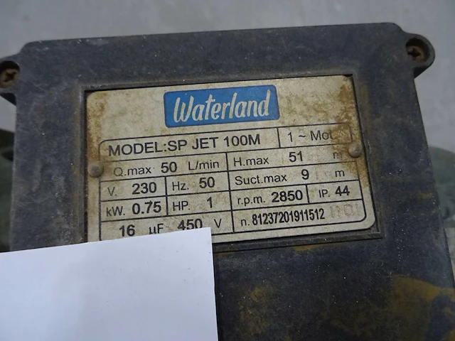 Waterland - sp jet 100m - waterpomp - afbeelding 2 van  2